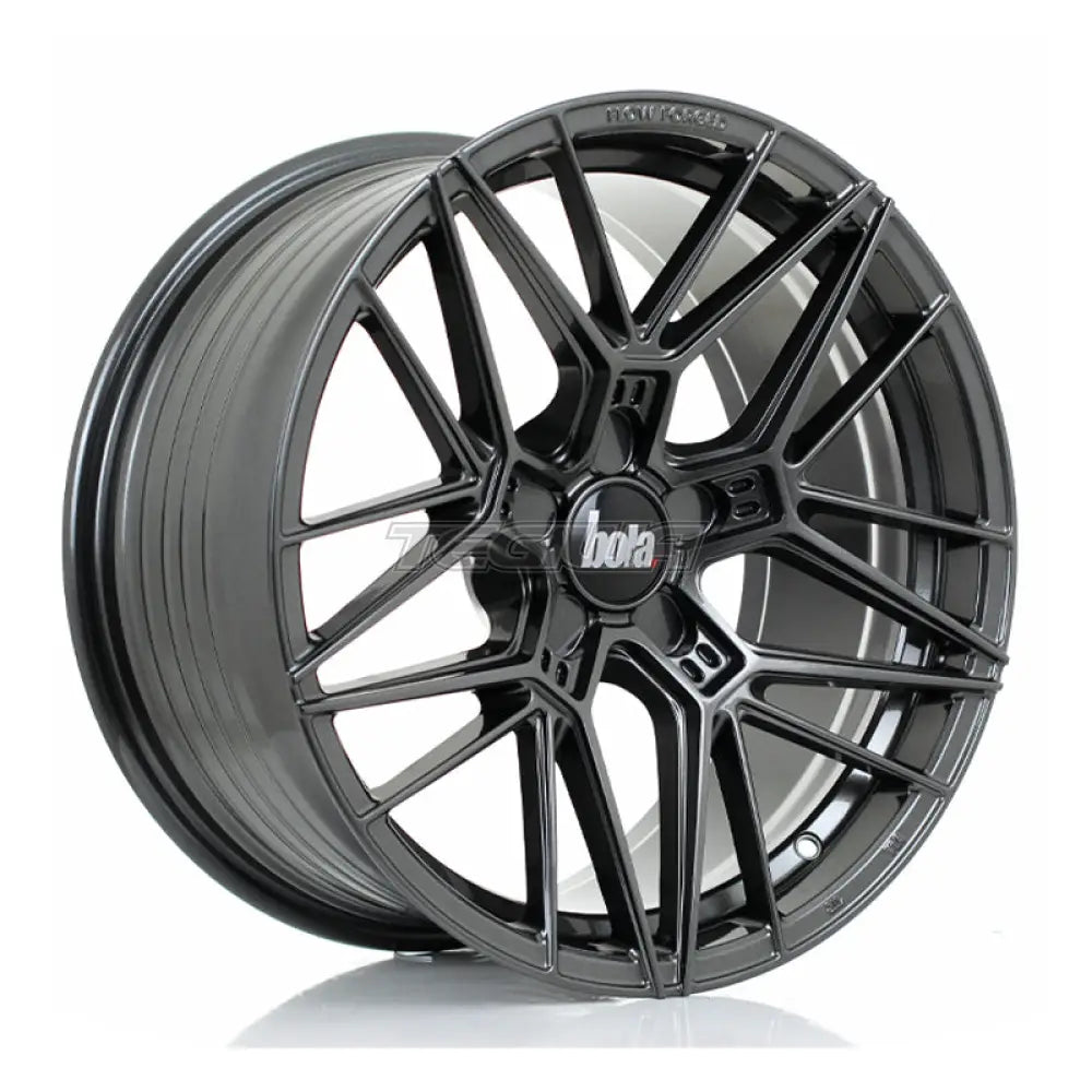 BOLA FLZ Alloy Wheel 18x9 5x100 ET25 To 50 72.5mm CB Gloss Gunmetal Alloy Wheels