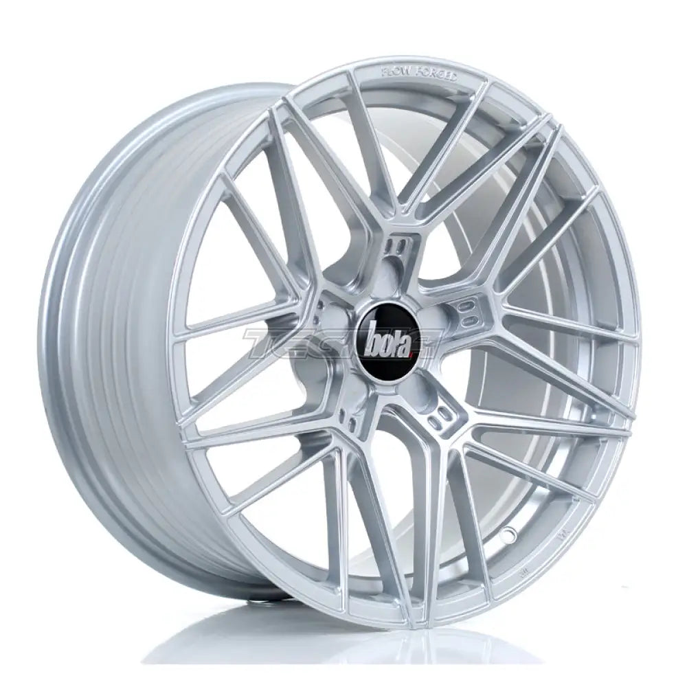 BOLA FLZ Alloy Wheel 18x9 5x118 ET25 To 50 72.5mm CB Crystal Silver Alloy Wheels