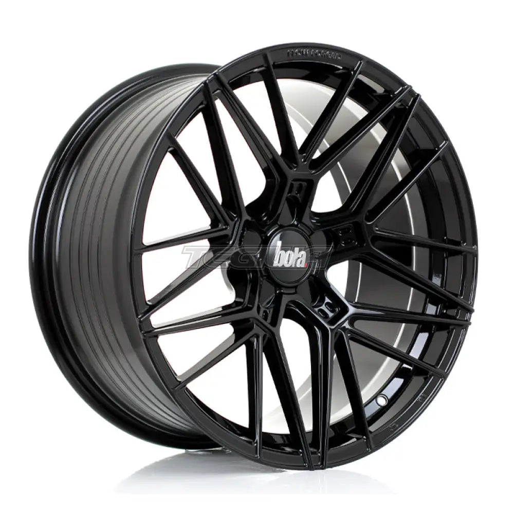 BOLA FLZ Alloy Wheel 19x9.5 5x127 ET25 To 50 72.5mm CB Gloss Black Alloy Wheels
