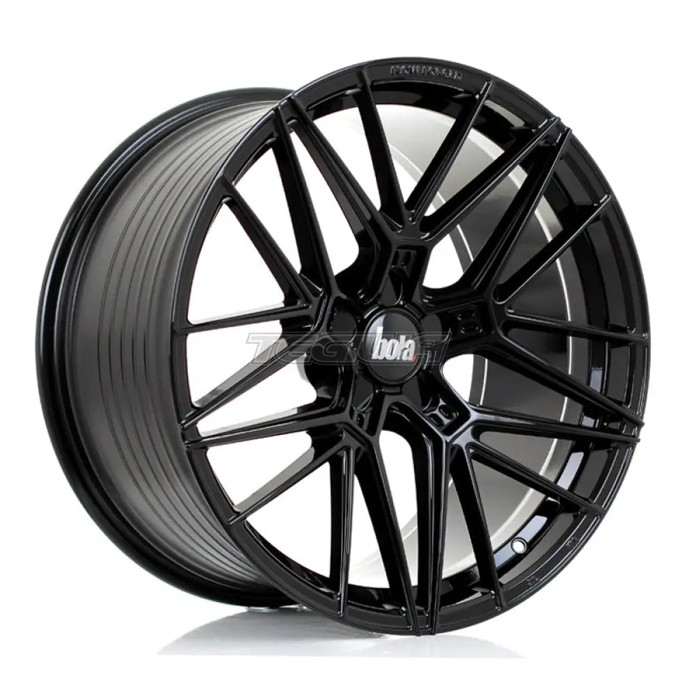BOLA FLZ Alloy Wheel 20x10.5 5x100 ET25 To 50 72.5mm CB Gloss Black Alloy Wheels