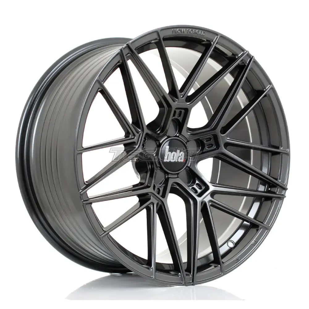 BOLA FLZ Alloy Wheel 20x9 5x112 ET25 To 50 72.5mm CB Gloss Gunmetal Alloy Wheels