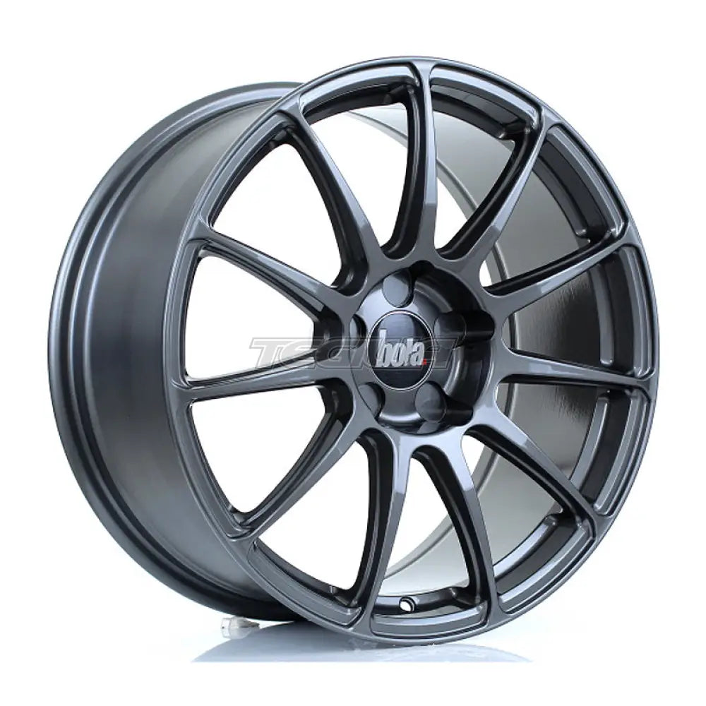 BOLA VST Alloy Wheel 18x8 5x105 ET40 To 45 72.6mm CB Gloss Gunmetal Alloy Wheels