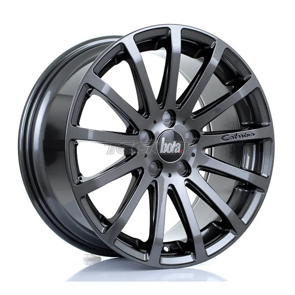BOLA XTR Alloy Wheel 18x8.5 5x112 ET40 To 45 72.6mm CB Gloss Gunmetal Alloy Wheels