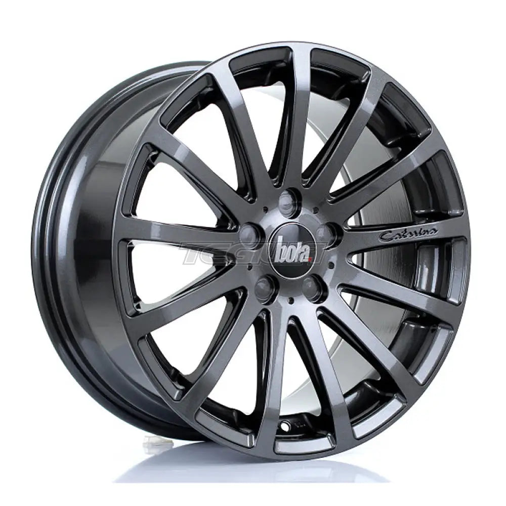 BOLA XTR Alloy Wheel 18x8.5 5x98 ET40 To 45 72.6mm CB Gloss Gunmetal Alloy Wheels