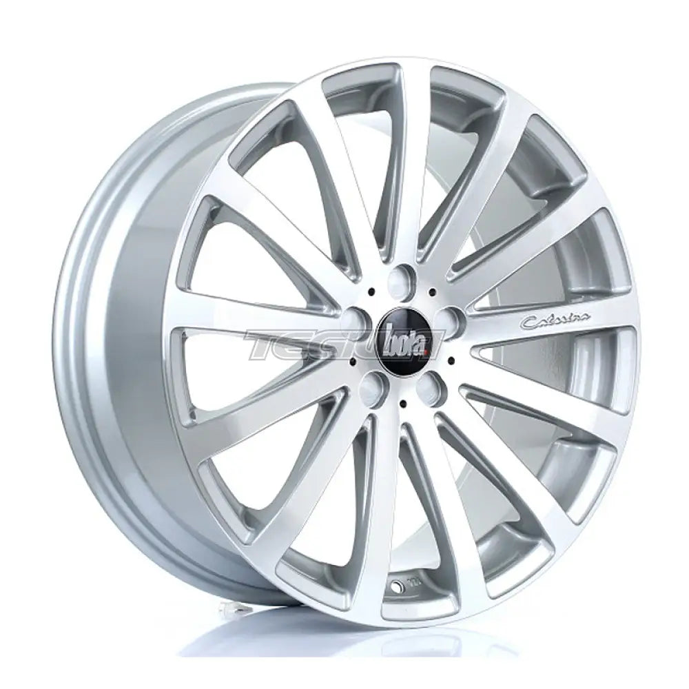 BOLA XTR Alloy Wheel 20x8.5 5x120 ET20 To 45 72.6mm CB Silver Polished Face Alloy Wheels