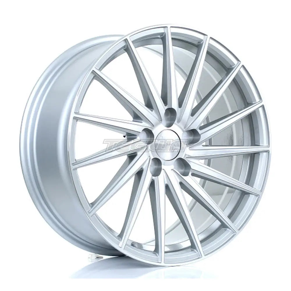 BOLA ZFR Alloy Wheel 19x8.5 5x100 ET25 To 45 72.6mm CB Silver Polished Face Alloy Wheels