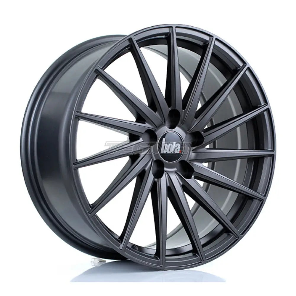 BOLA ZFR Alloy Wheel 19x8.5 5x120.65 ET25 To 45 72.6mm CB Matt Gunmetal Alloy Wheels