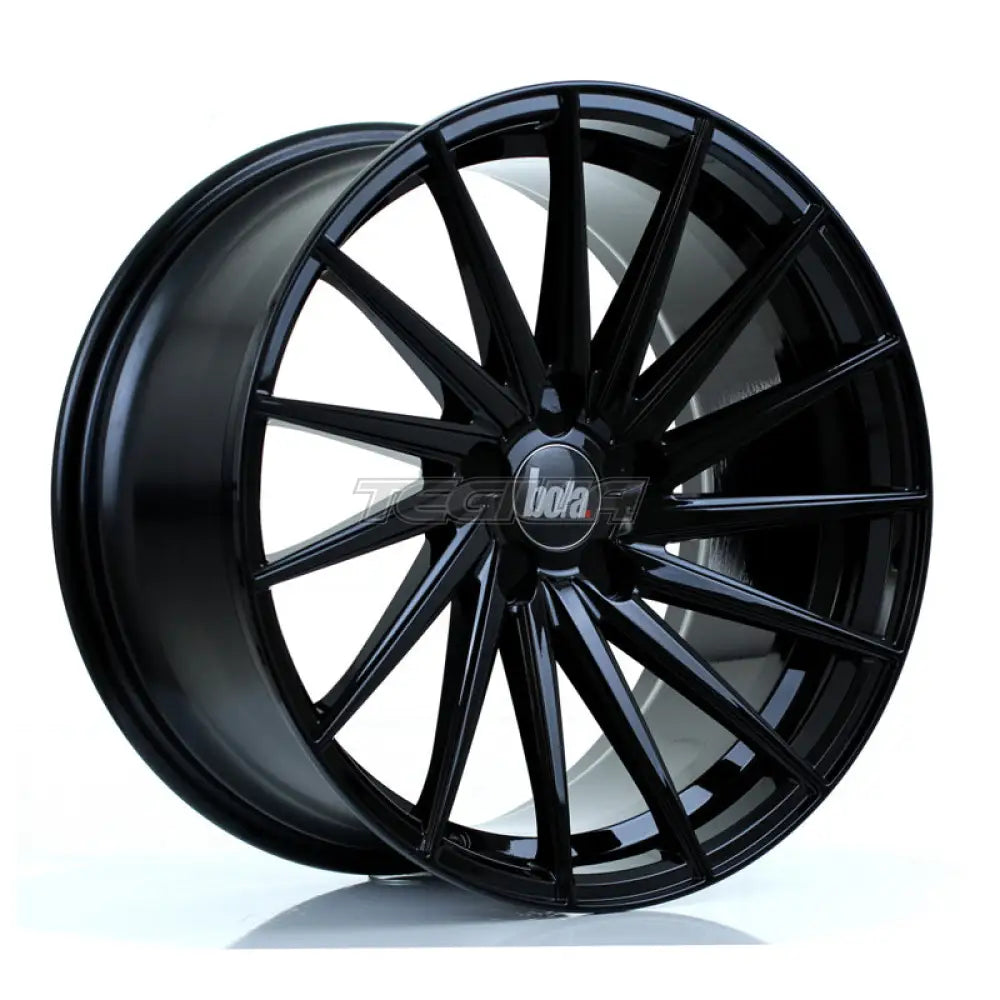 BOLA ZFR Alloy Wheel 19x9.5 5x105 ET25 To 45 72.6mm CB Gloss Black Alloy Wheels