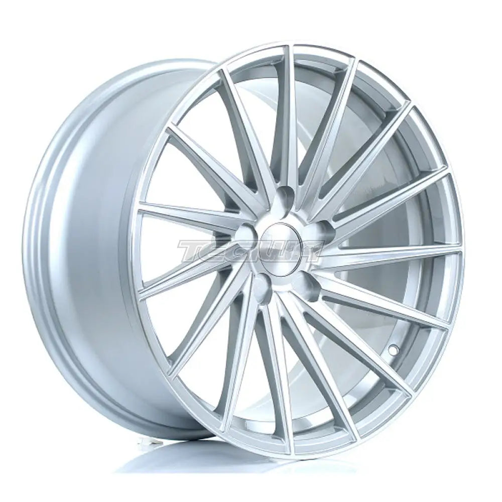 BOLA ZFR Alloy Wheel 19x9.5 5x127 ET25 To 45 72.6mm CB Silver Polished Face Alloy Wheels