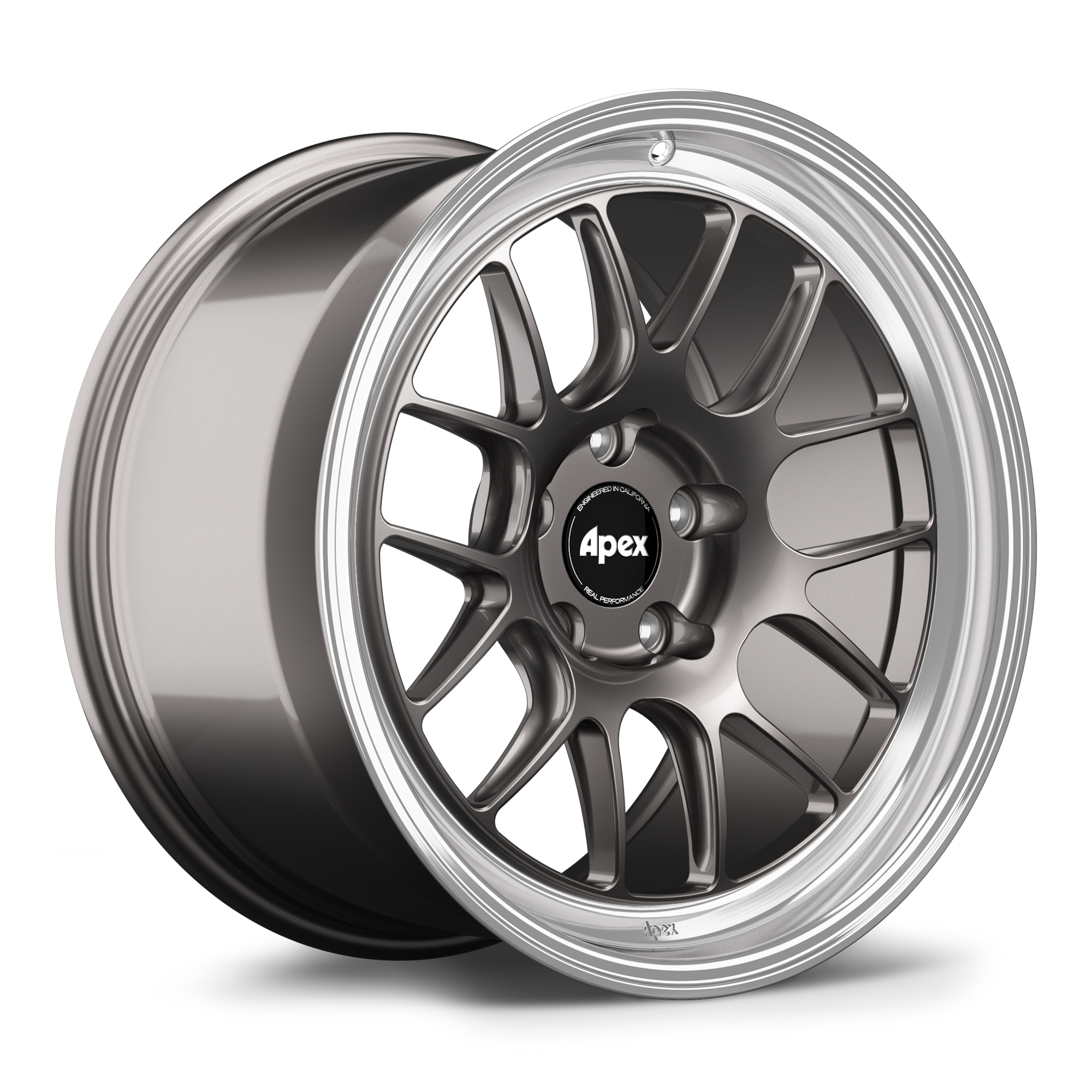 Apex ML-7RT Forged Alloy Wheel 18x10 ET25 5x120mm - Machined Lip - Anthracite 72.56mm CB