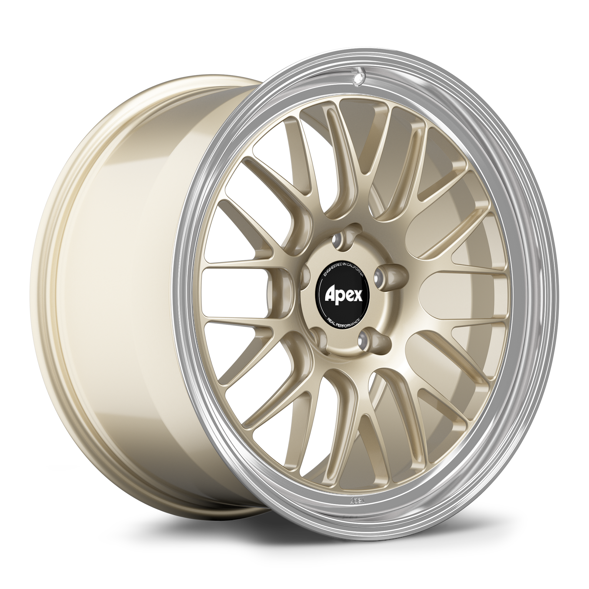 Apex ML-10RT Forged Alloy Wheel 20x11.5 ET72 5x130 Gloss Motorsport Gold - Machined Lip 71.6mm CB