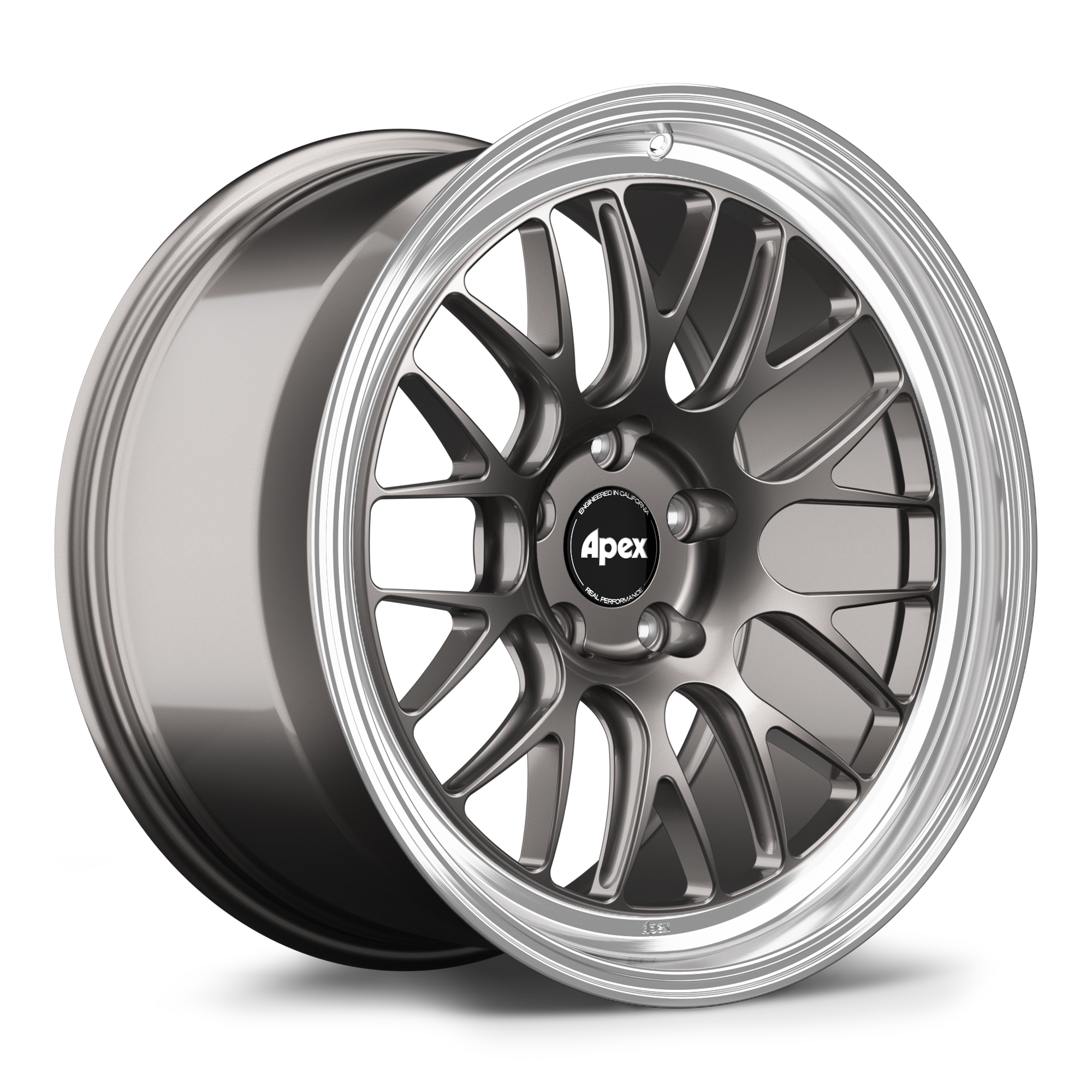 Apex ML-10RT Forged Alloy Wheel 19x9 ET25 5x112 Anthracite - Machined Lip 66.6mm CB
