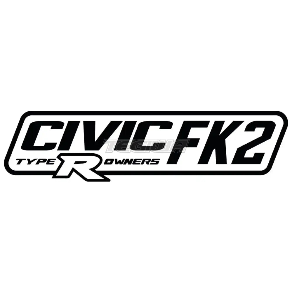 Civic FK2 TYPE R Owners Official Sticker Decal 200mm - Clearance