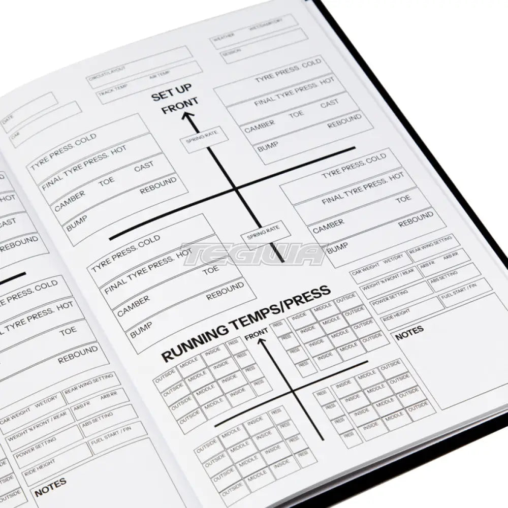 Club Time Attack Car Setup Book Data Loggers