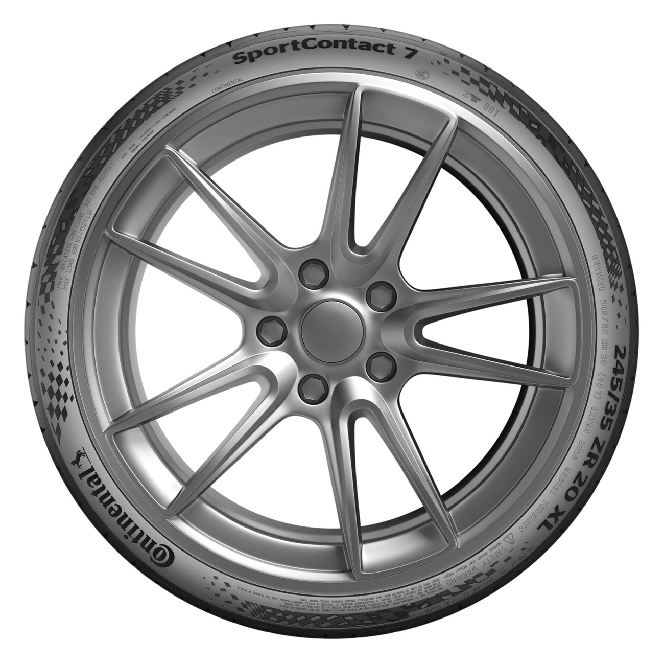 Continental SportContact 7 All Season Tyre 265/30/21 96 XL