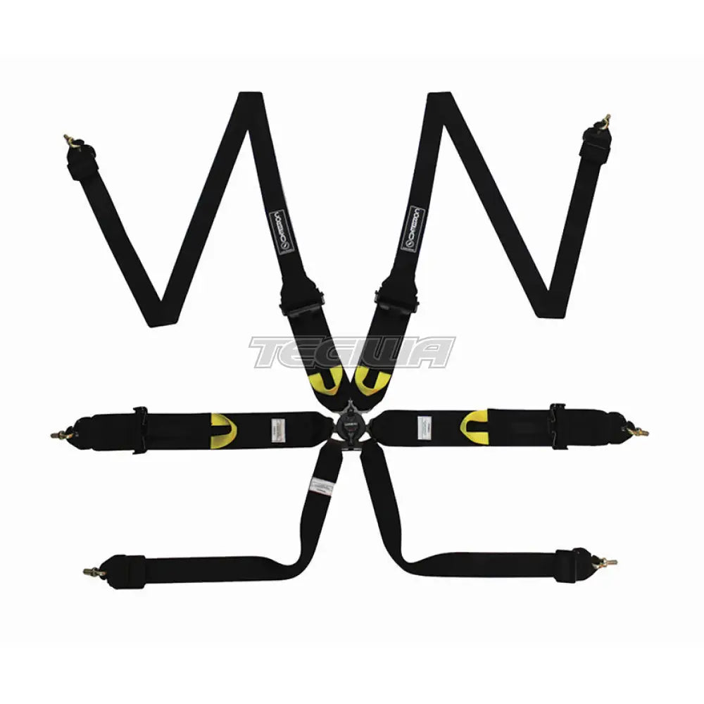 Corbeau Ultima Pro 6 Point Racing Harness H3026 With Pull Up Adjuster Harnesses