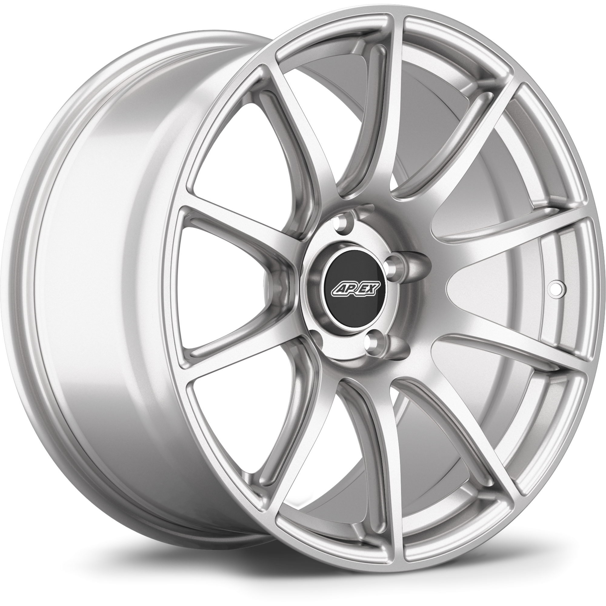 Apex SM-10 Alloy Wheel 18x8.5 ET35 5x120 Race Silver 72.56mm CB