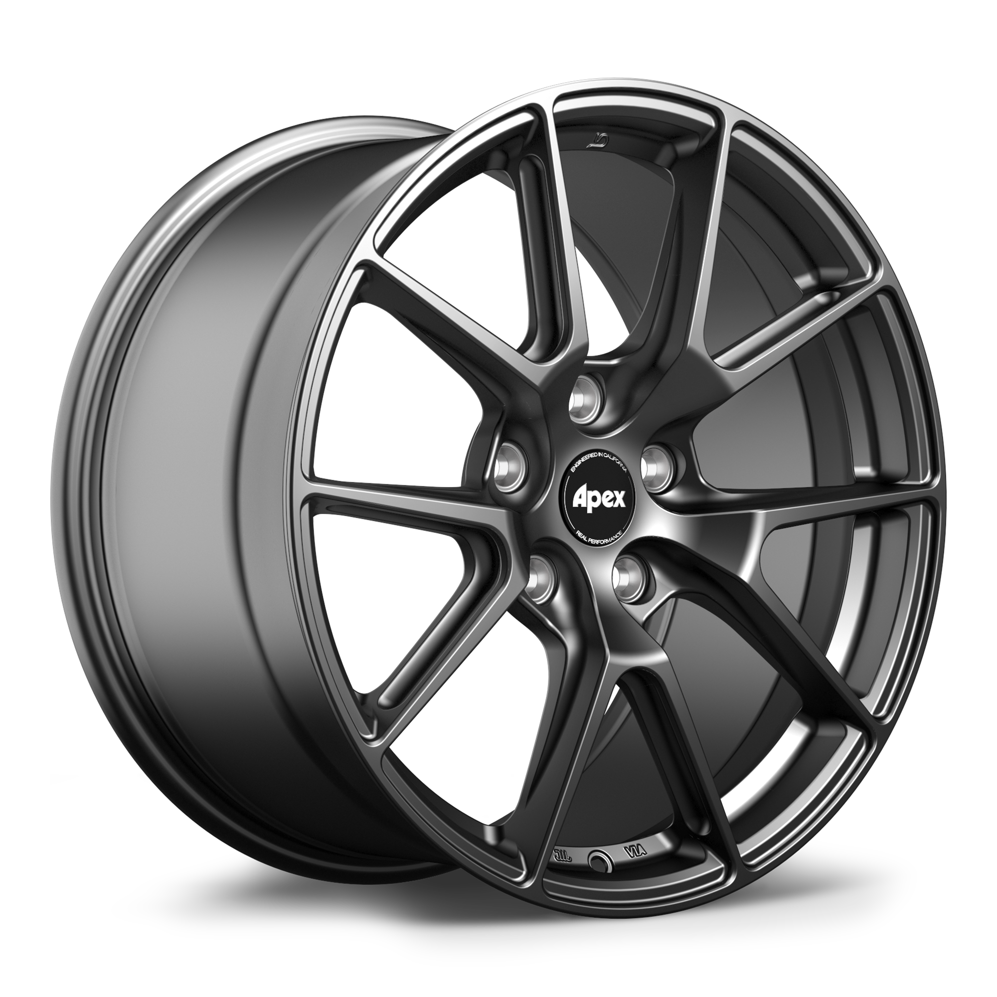 Apex VS-5 Alloy Wheel 18x8.5 ET40 5x120 Satin Black 72.56mm CB