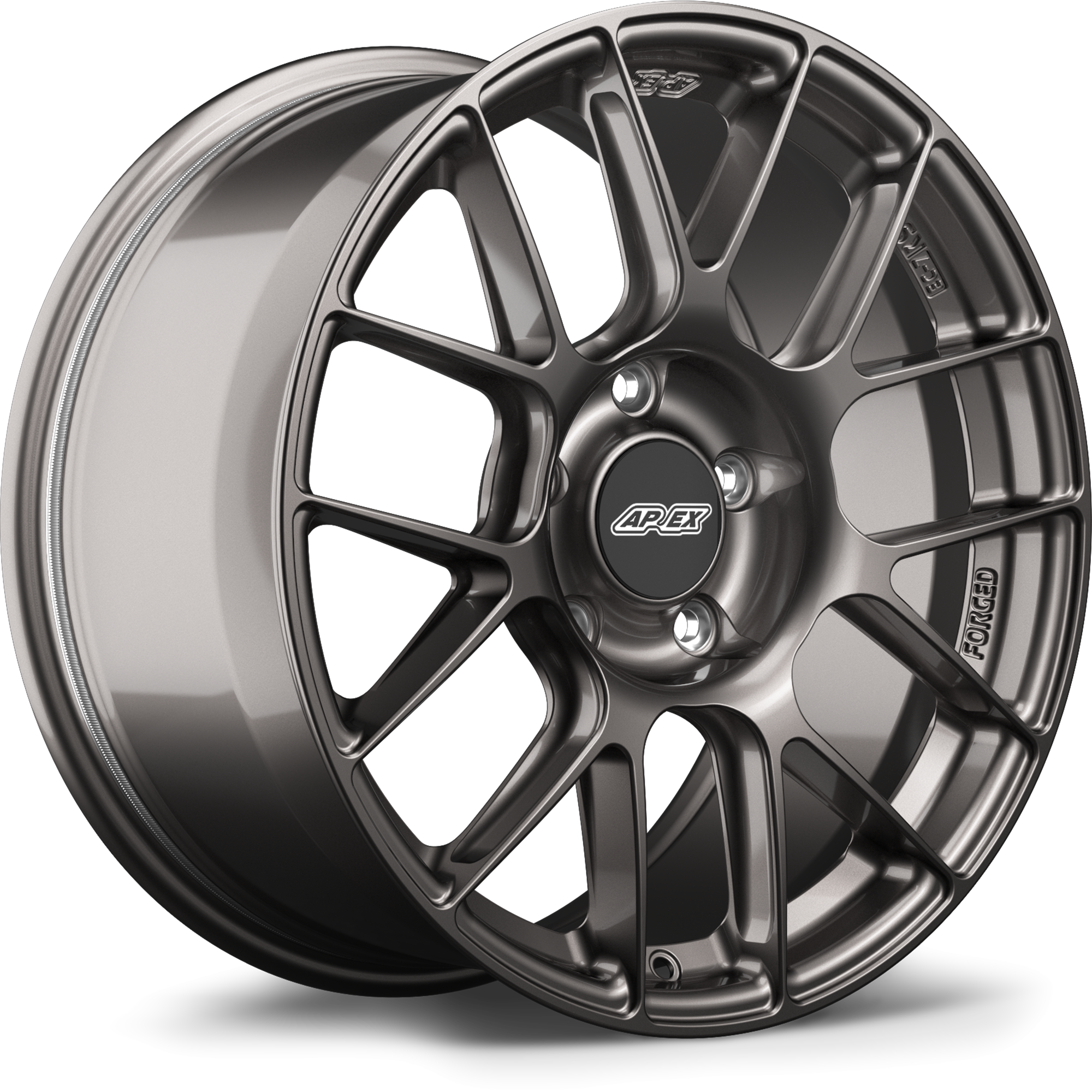 Apex EC-7RS Forged Alloy Wheel 18x9 ET46 5x130 Anthracite 71.6mm CB