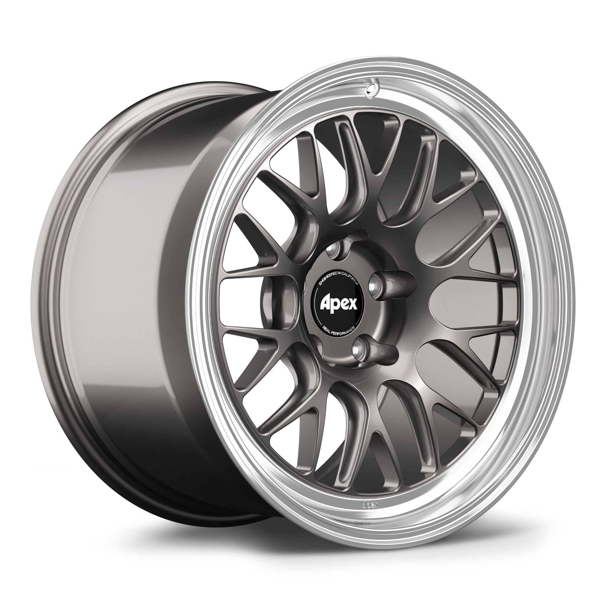 Apex ML-10RT Forged Alloy Wheel 18x11 ET25 5x120 Anthracite - Machined Lip 72.56mm CB