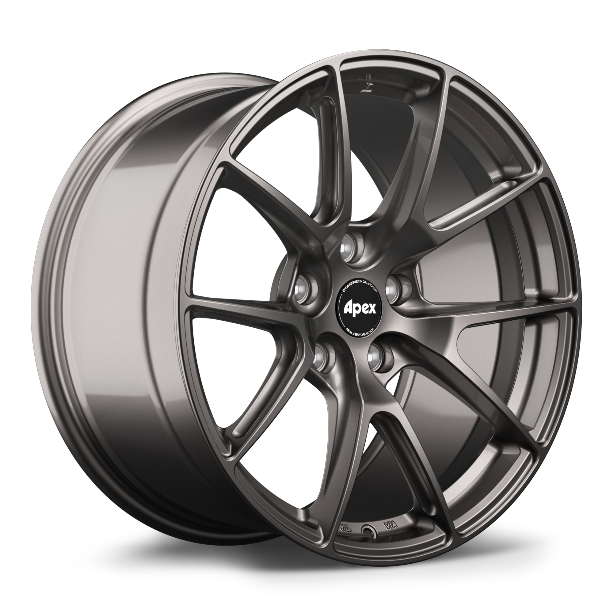 Apex VS-5 Alloy Wheel 18x11 ET52 5x114.3 Anthracite 70.5mm CB