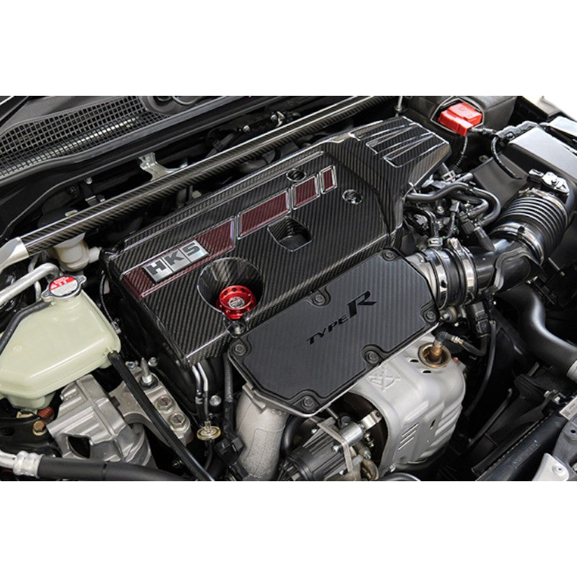 HKS Carbon Fibre Engine Cover Honda Civic Type R FK8 17-22