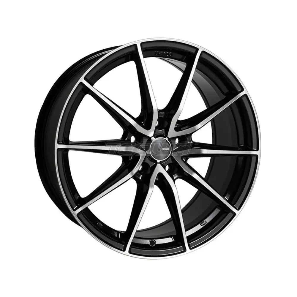 Enkei DRACO Alloy Wheel 18x8.0 ET45 5x112 Black Machined 72.6mm CB Alloy Wheels