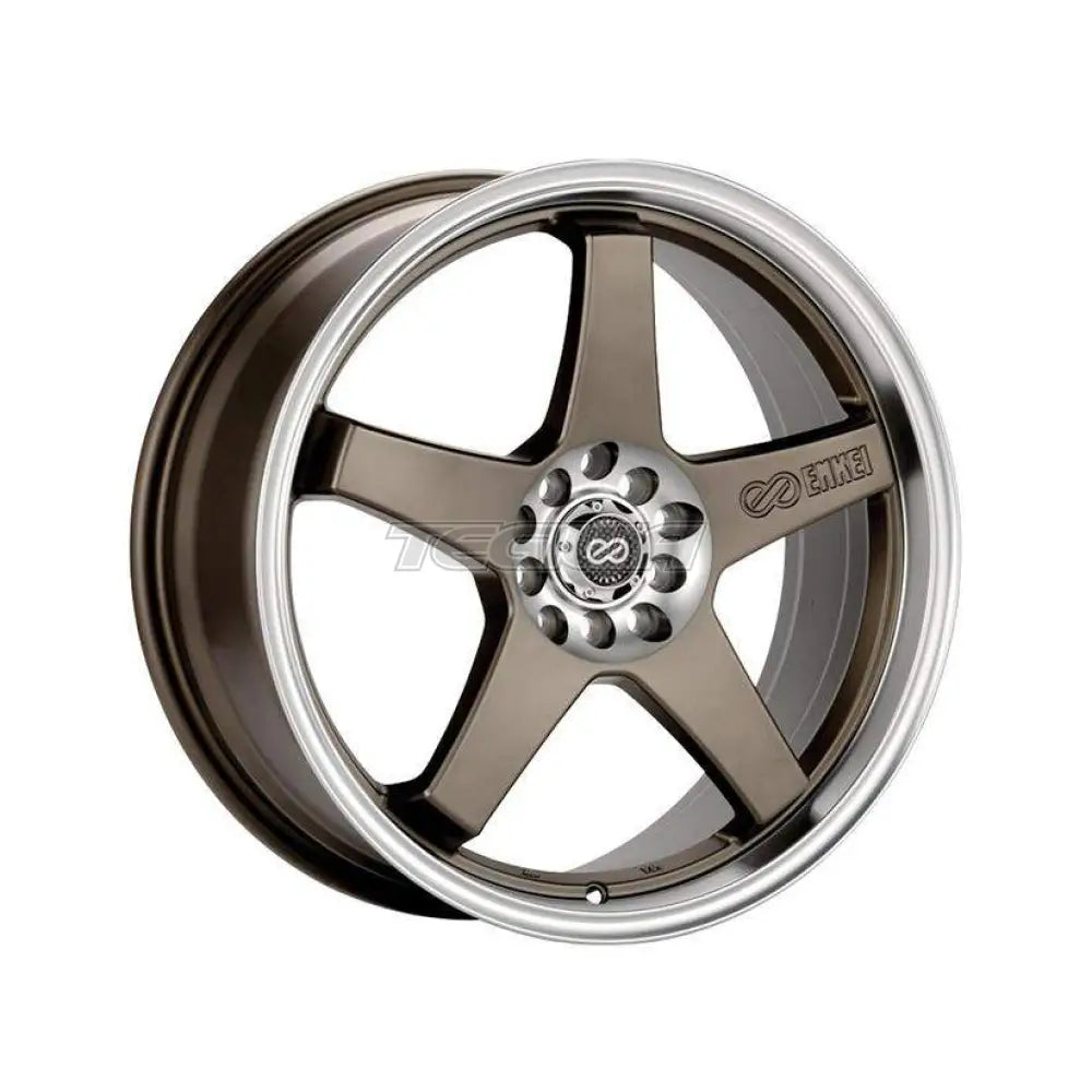 Enkei EV5 Alloy Wheel 17x7 ET45 5x100/114.3 Matt Bronze Machined Lip 72.6mm CB Alloy Wheels