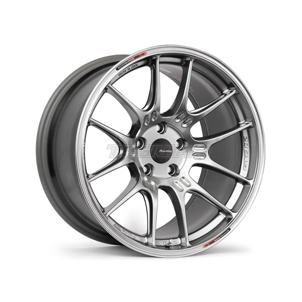 Enkei GTC02 Alloy Wheel 18x9.5 ET15 5x114.3 Hyper Silver 75mm CB Alloy Wheels