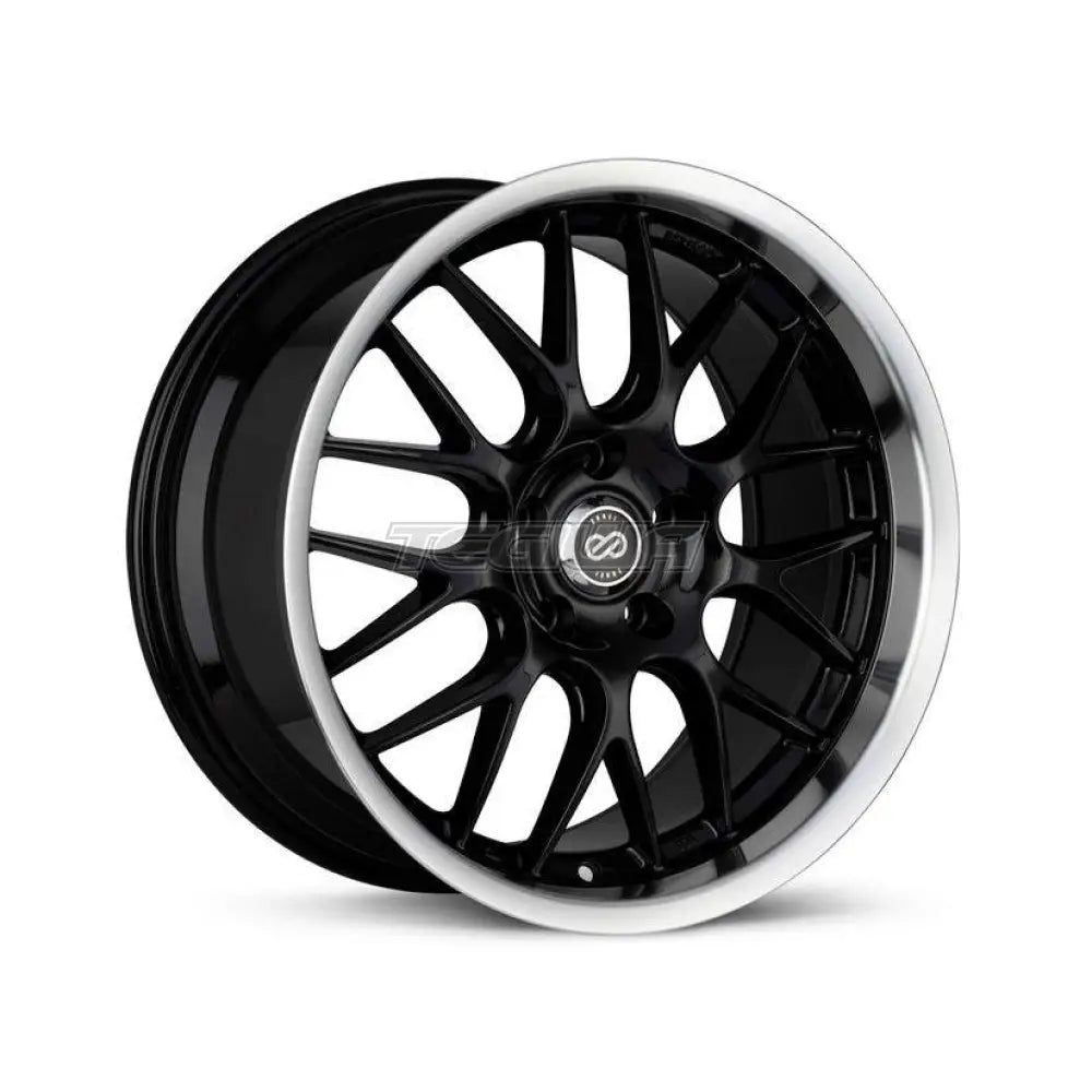 Enkei Lusso Alloy Wheel 18x8 ET40 5x120 Black Machine Lip Alloy Wheels