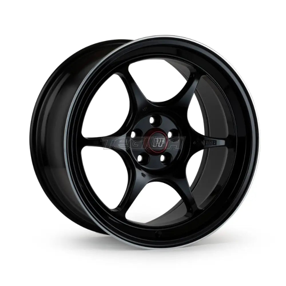 Enkei PF06 Alloy Wheel 18x7.5 ET48 5x112 Black Machined 75mm CB Alloy Wheels