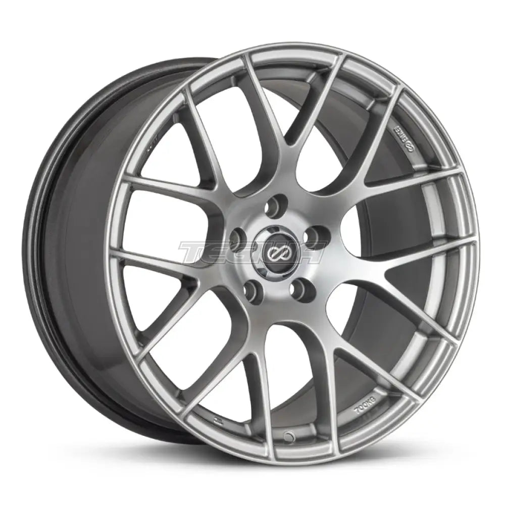 Enkei Raijin Alloy Wheel 18x9.5 ET45 5x100 Titanium Grey 72.6mm CB Alloy Wheels
