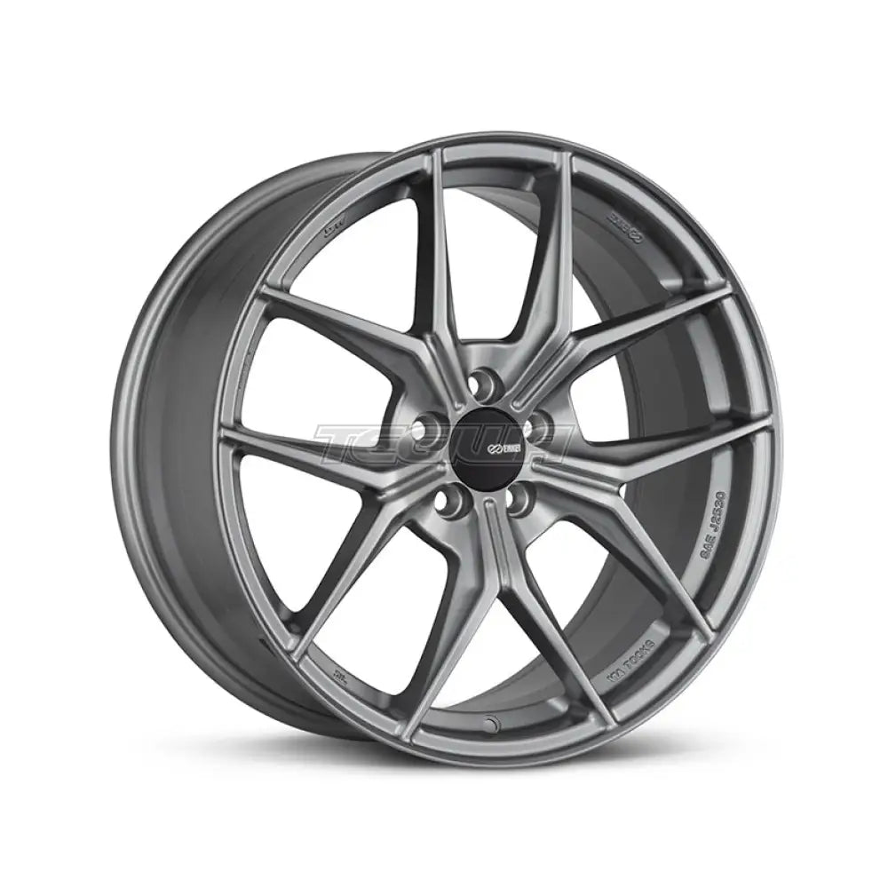 Enkei TSR-X Alloy Wheel 18x8 ET45 5x100 Storm Grey 72.6mm CB Alloy Wheels