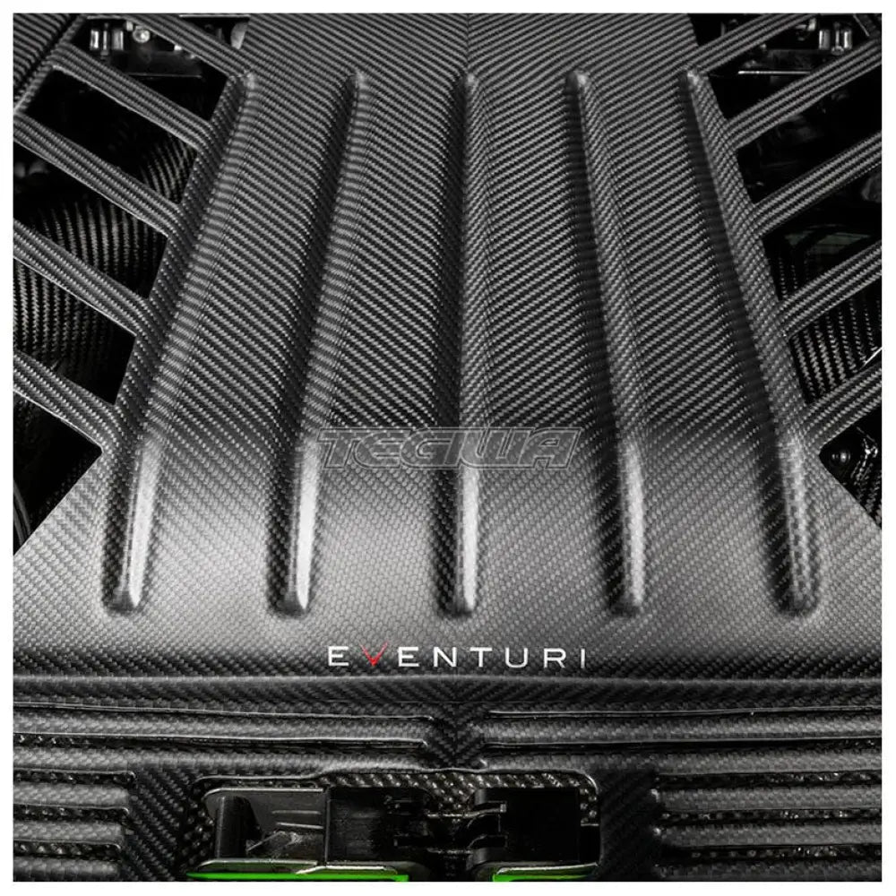 Eventuri Carbon Fibre Engine Cover Set Matte Lamborghini Huracan