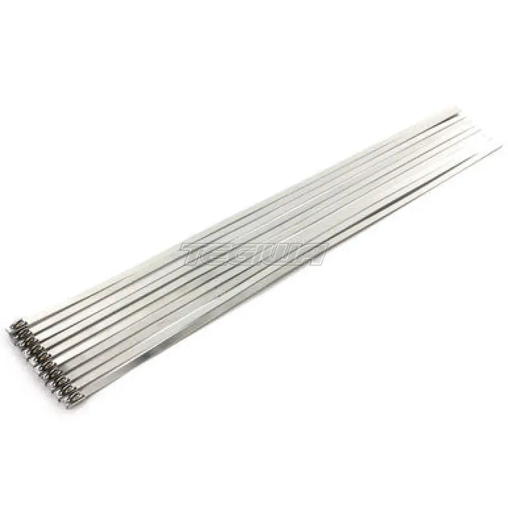 Exoracing 10x Stainless Steel Cable Ties 4.6mm x 200mm Thermal Management