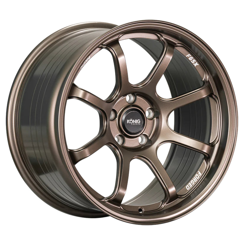 Konig Forged F6SX Alloy Wheel 18x11 ET40 5x112 Race Bronze 66.56mm CB