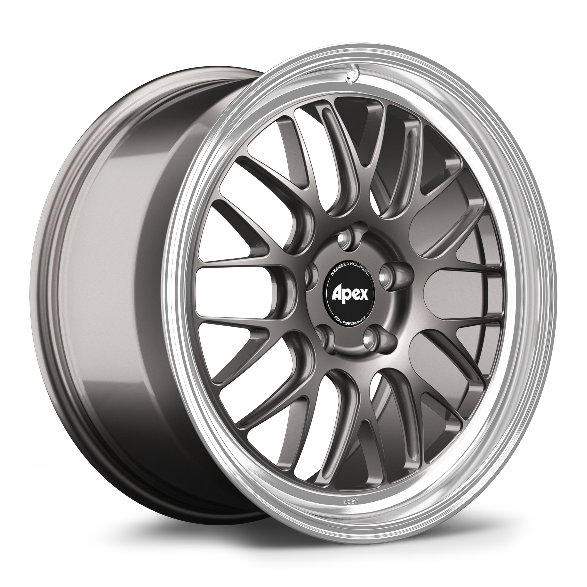 Apex ML-10RT Forged Alloy Wheel 19x9 ET50 5x130 Anthracite - Machined Lip 71.6mm CB