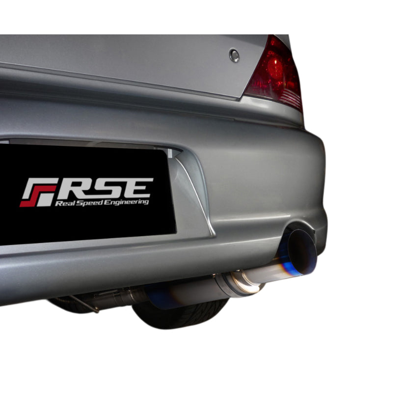 RSE Full Titanium Exhaust Mitsubishi EVO 8 9 USDM Bumper 4G63
