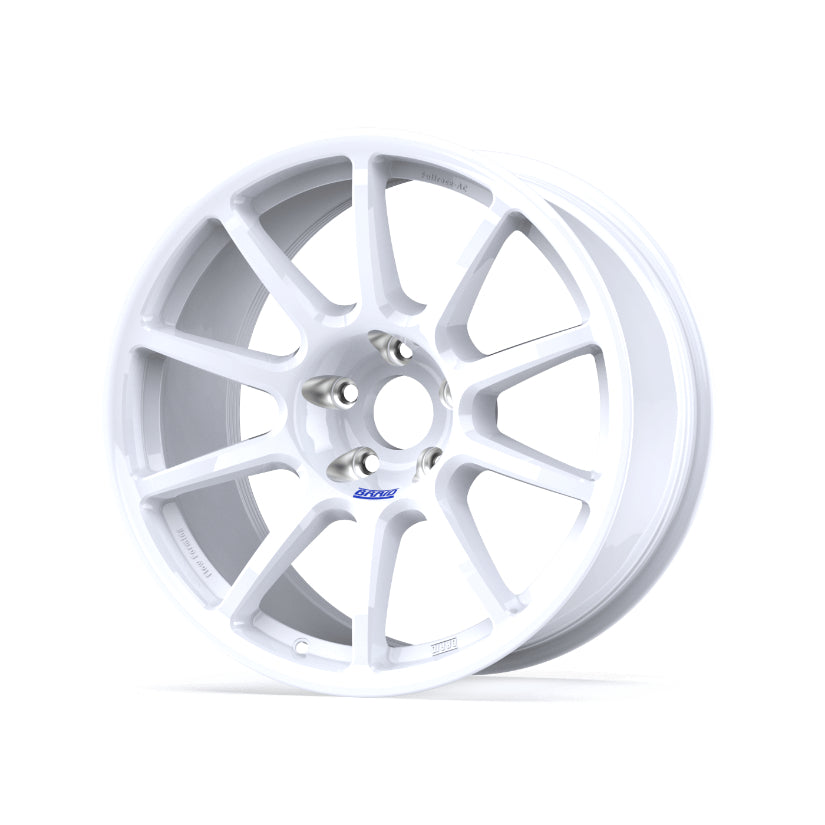 Braid Fullrace AC FF Alloy Wheel 18x11 ET8 to 63 5x120 White Shiny