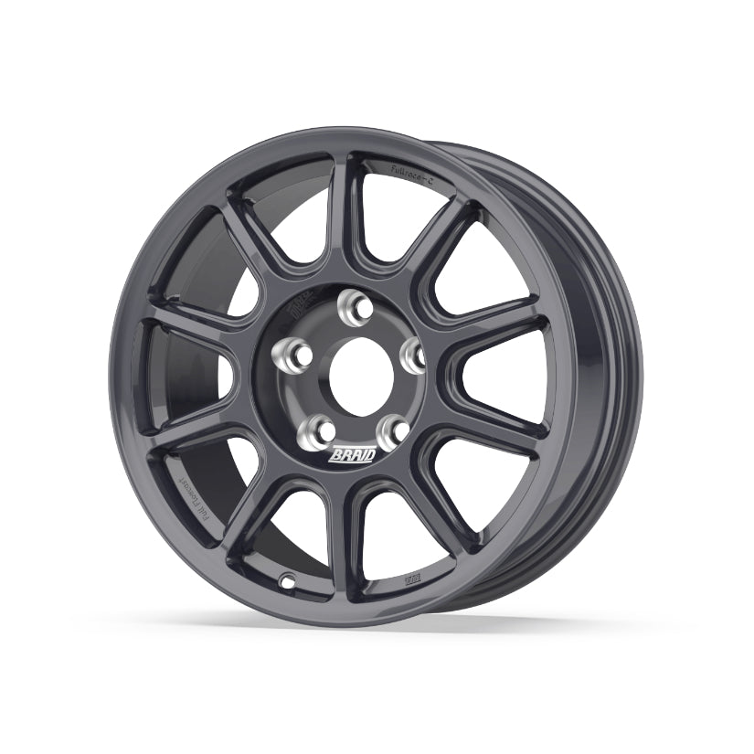 Braid Fullrace C Alloy Wheel 15x8 ET0 to 40 5x118 Anthracite Shiny