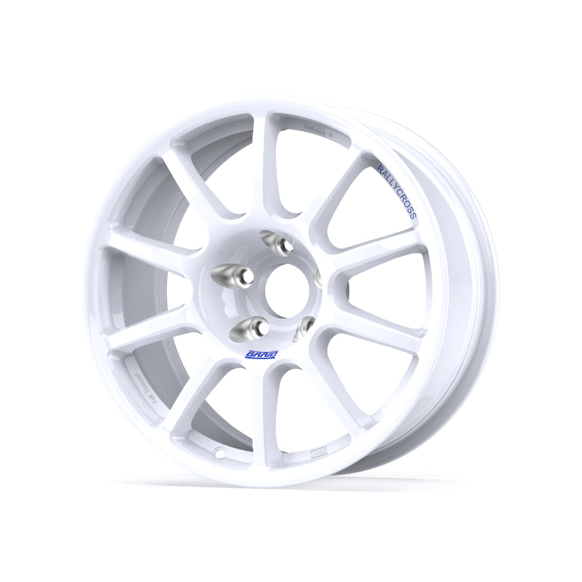 Braid Fullrace Rallycross Alloy Wheel 17x8 ET-5 to 55 4x98 White Shiny