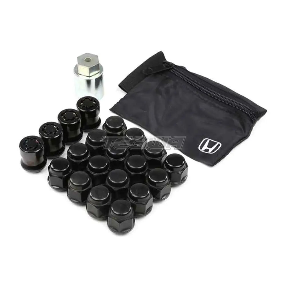 Genuine Honda Black OEM CR Wheel Nuts 20 Inc Lockers