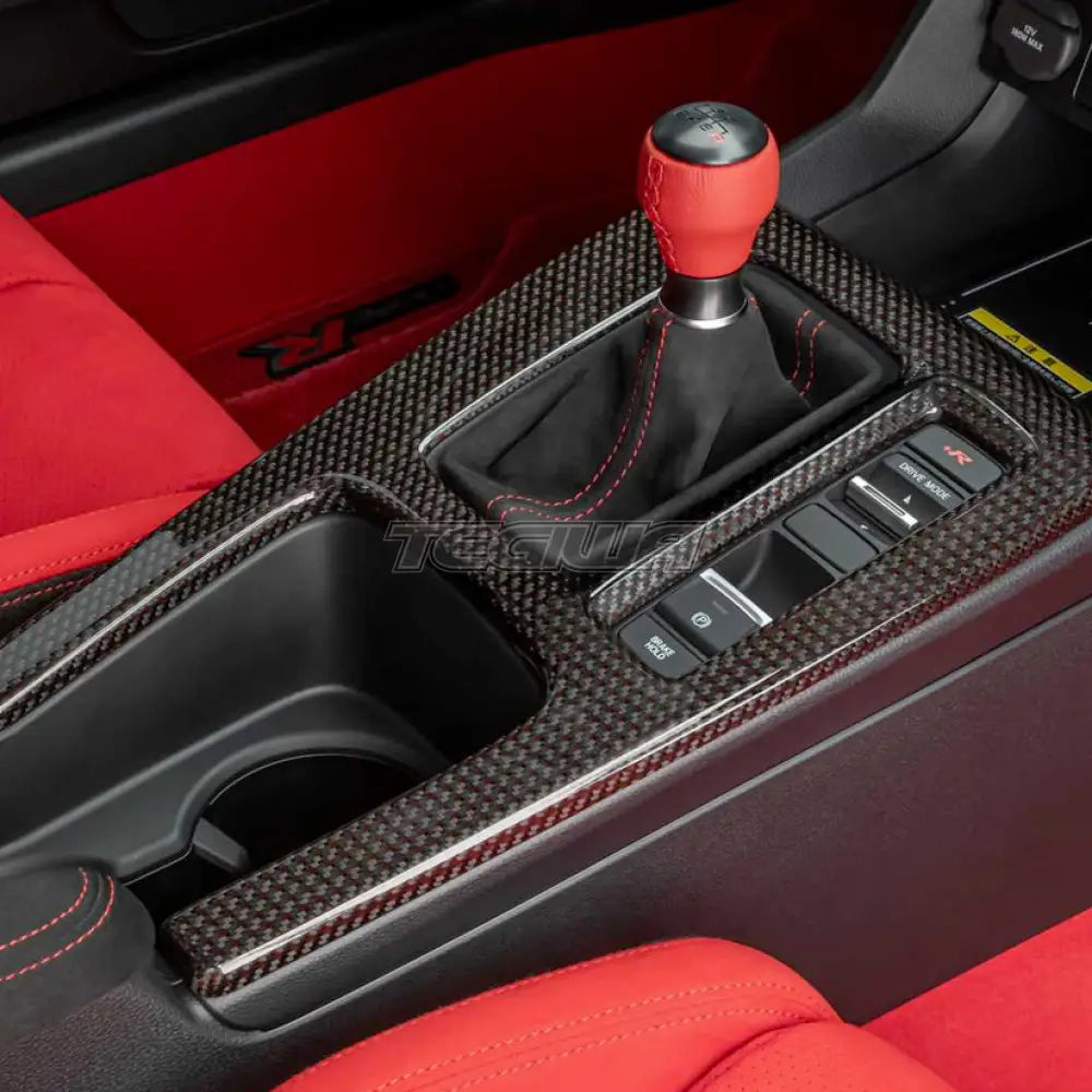 Genuine Honda Carbon Fibre Centre Console Red Weave JDM Civic Type-R FL5 23+