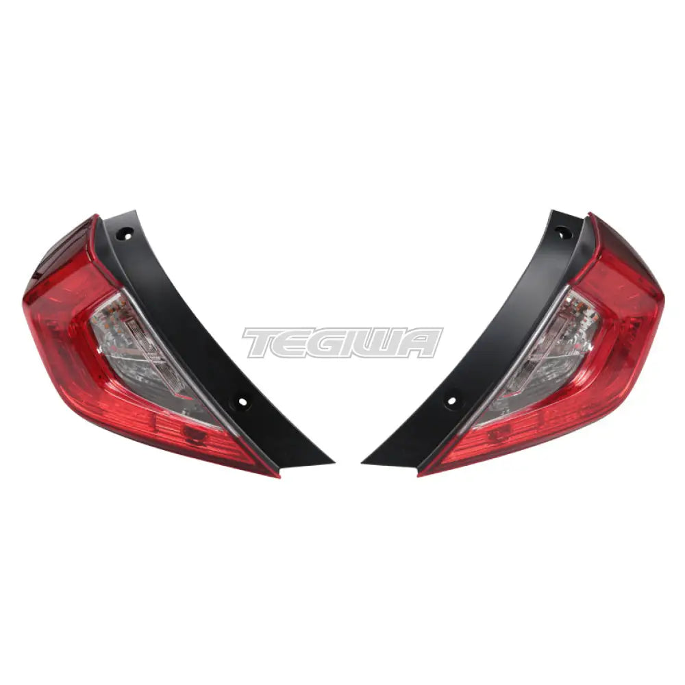 Genuine Honda EDM Rear Fog Tail Light Pair Civic Sedan 17+