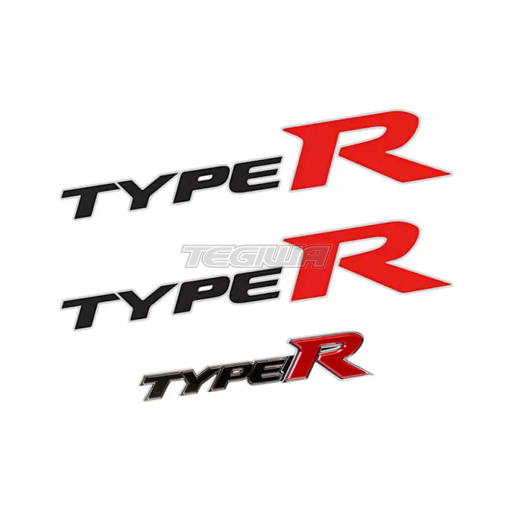Genuine Honda Type-R Side Stickers & Front Grill Badge Civic Type-R FN2 07-11