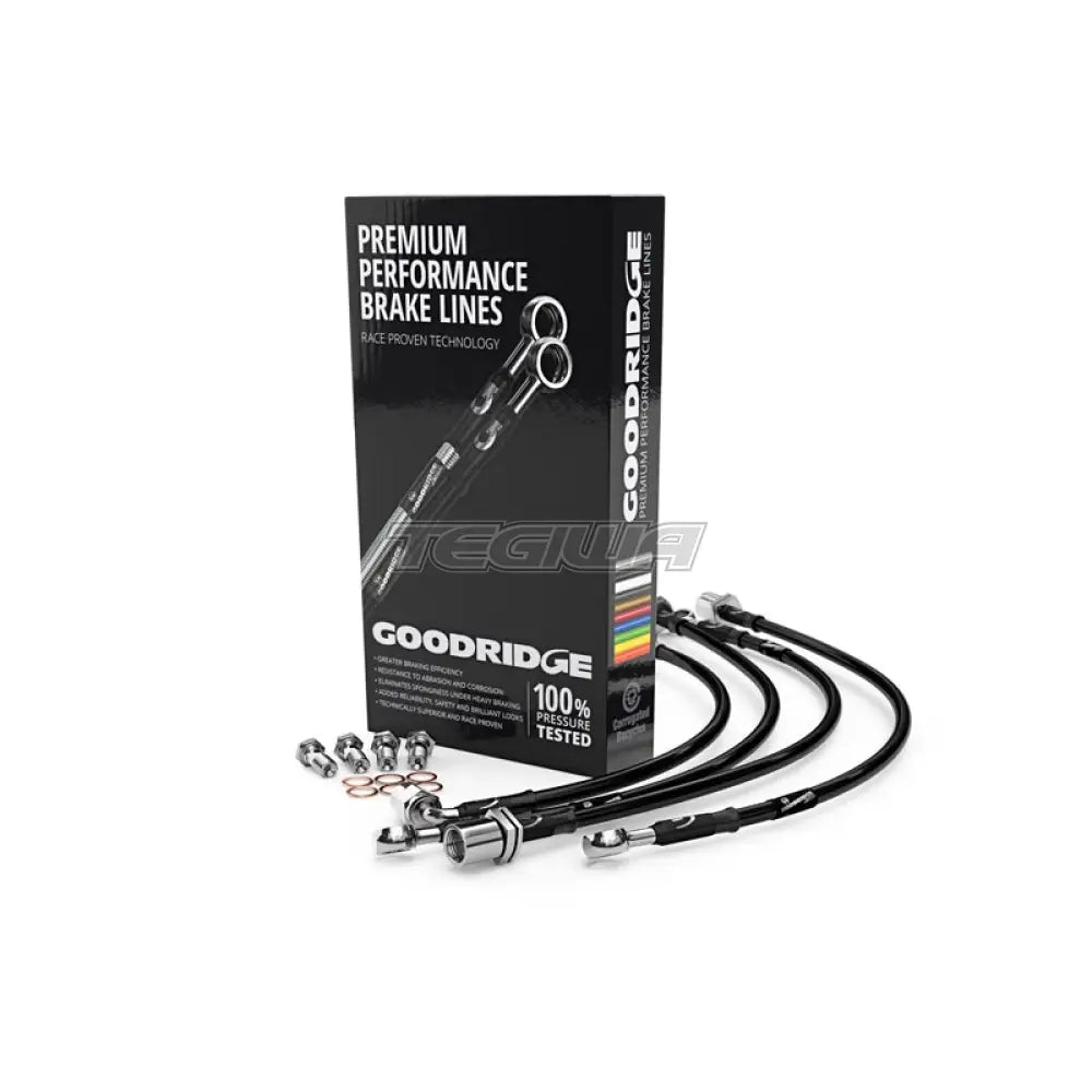 Goodridge Braided Brake Line Hoses Set Honda S2000 Ap2 Lines