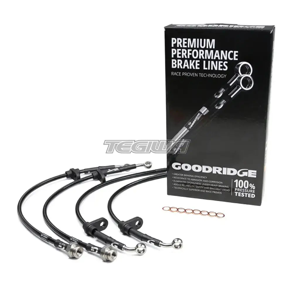 Goodridge Full Stainless Steel Braided Brake Line Hoses Set Honda S2000 99-09 - CLEARANCE SALE Brake Lines
