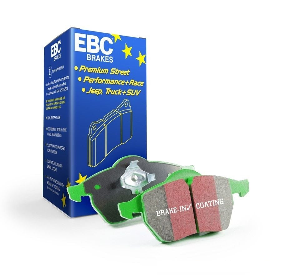 EBC Greenstuff 2000 Brake Pads 183.4mm x 55.1mm DP22139 - Front