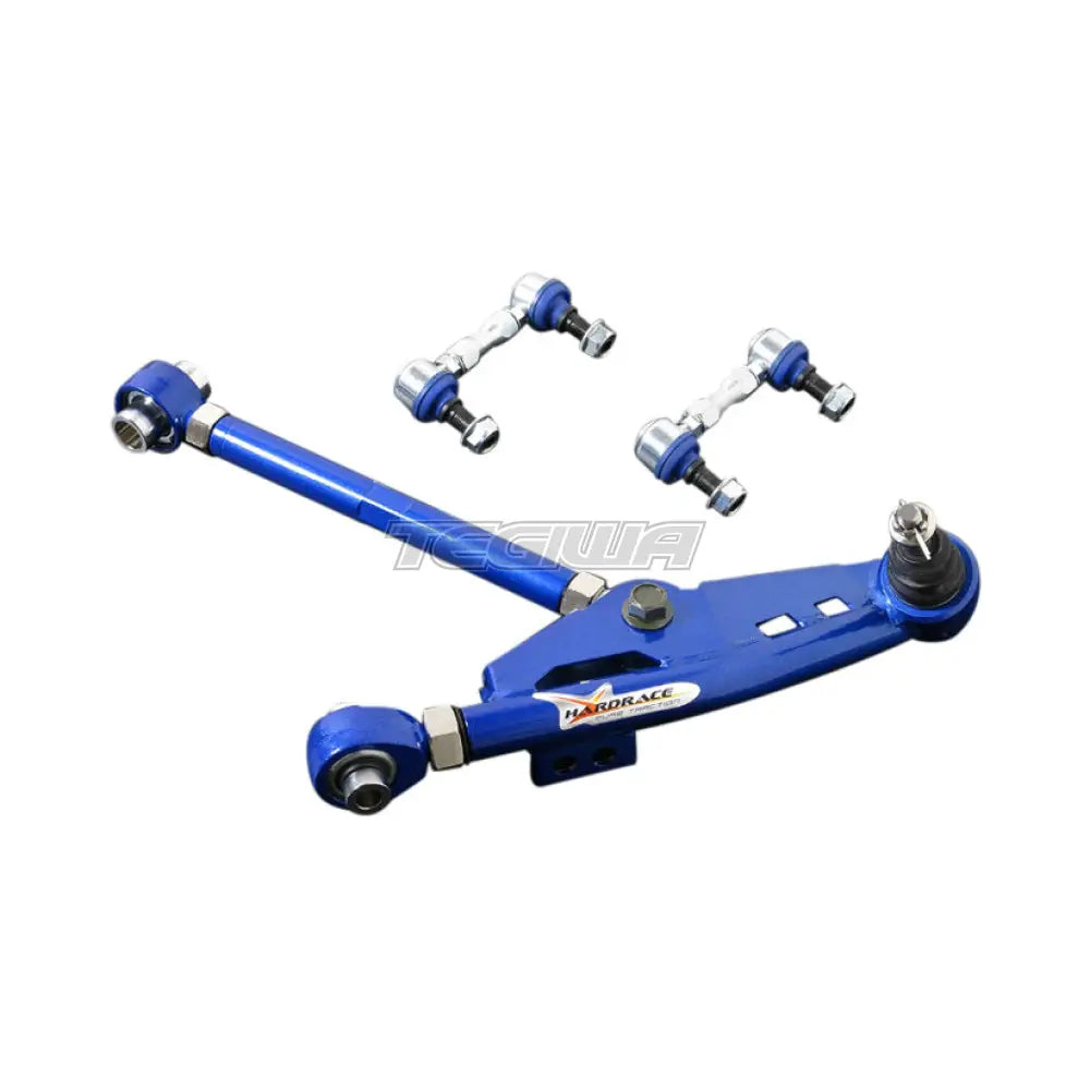 Hardrace Adjustable Front Lower Control Arm And Drop Links With Spherical Bearings 4Pc Set Toyota GT86 Subaru BRZ 12-21