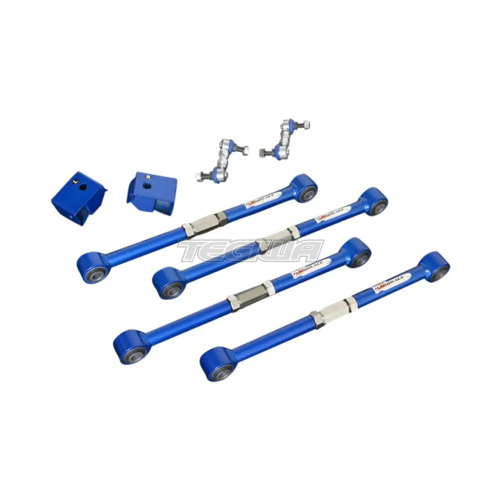 Hardrace Adjustable Rear Lateral Links With Hardened Rubber Bushes 8Pc Set Subaru Impreza GC GG Legacy BD BH 92-07